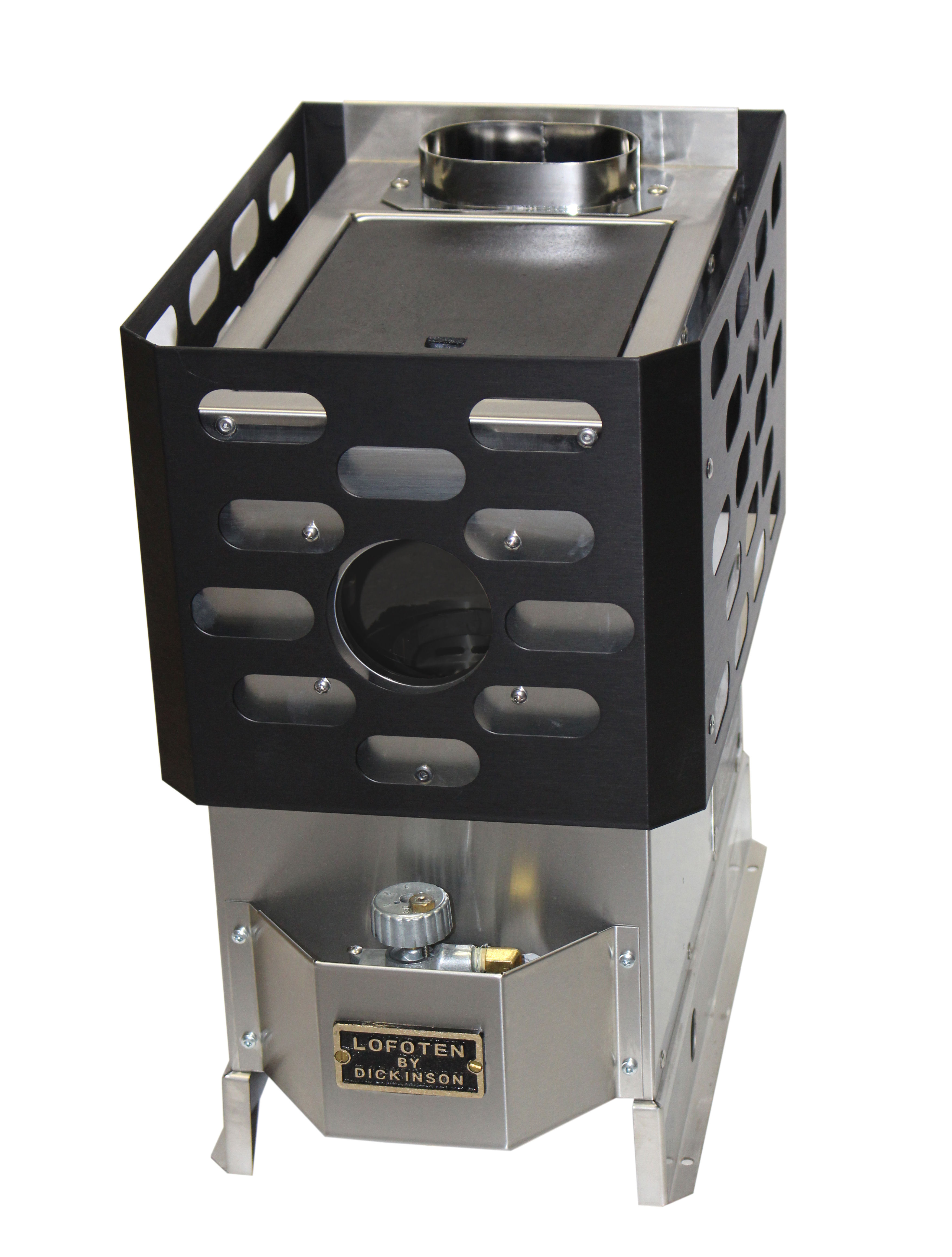 Dickinson Stoves and Cookers - Lofoten - Floor Mounted Diesel Stove with Cooker Plate