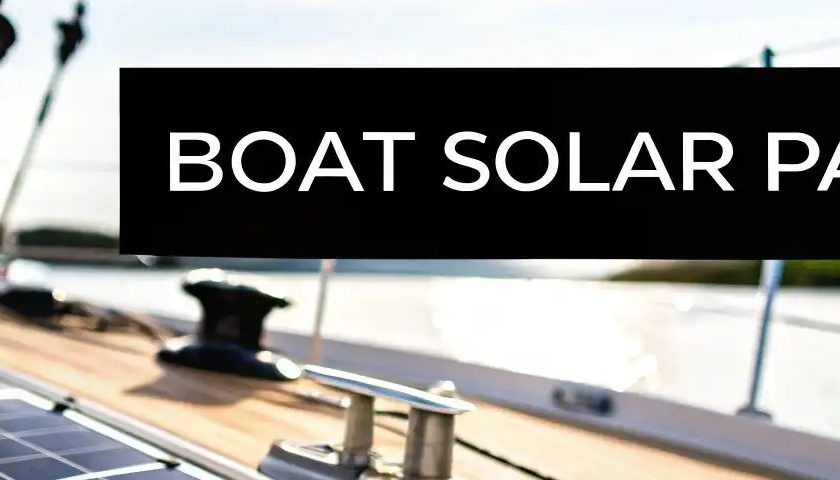 A Guide to Boat Solar Panels - Featured Image