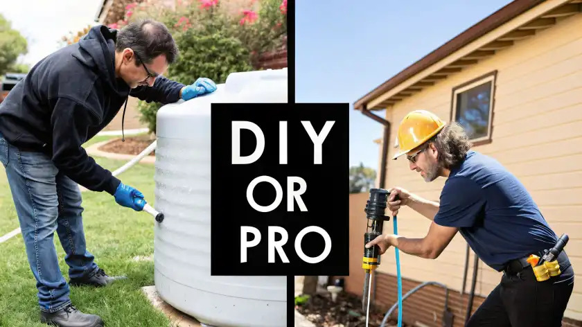 DIY or Pro - Water Tank Cleaner for Boats and Caravans