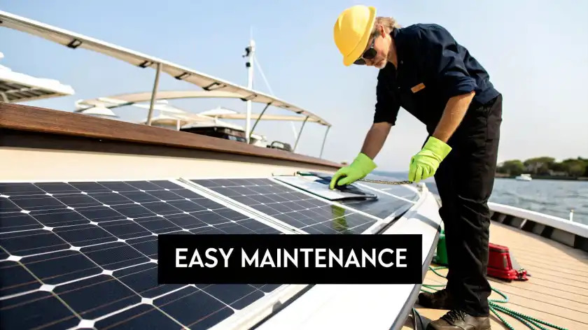 Marine Solar System - Installation and Maintainance