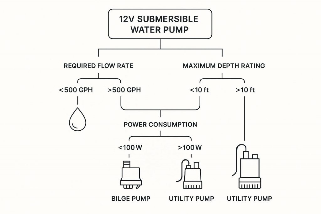 Table - Bilge Pump Comparrison
