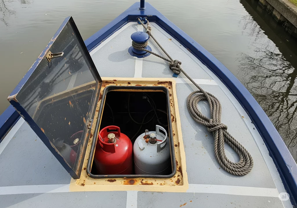 Boat LPG Gas Installations - Locker
