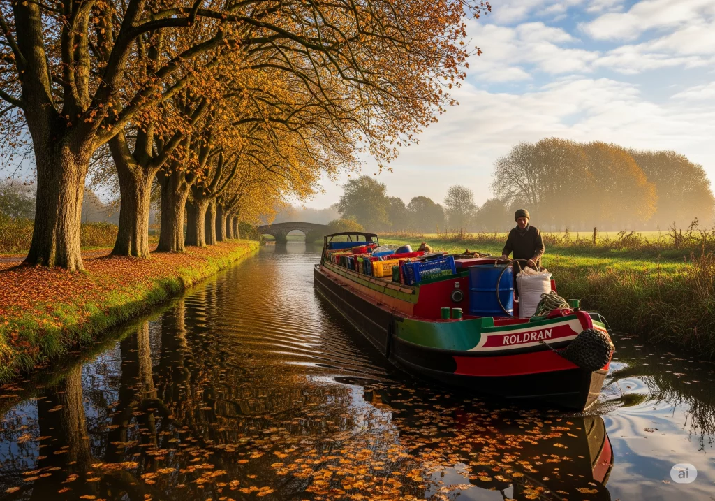 Diesel Heater for Chilly Autumn Nights on a Narrrowboat