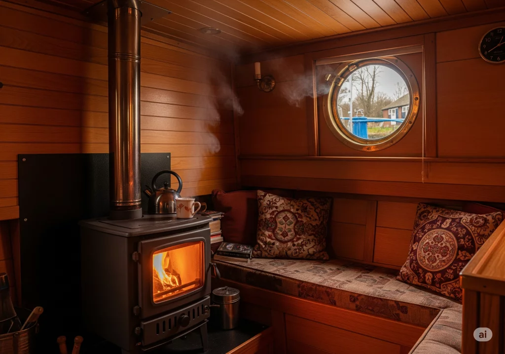 Diesel Stoves for Narrowboats - With Cook Top Plate