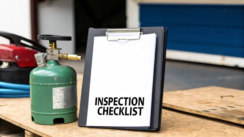 LPG Gas Safety Certificate Checklist