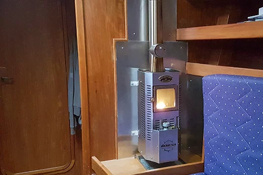 One Of The Dickinson Diesel Boat Stoves We Sell And Install