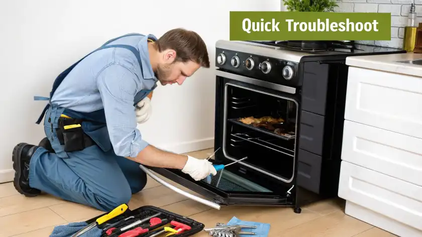 Toubleshooting During Installation of an LPG Gas Oven