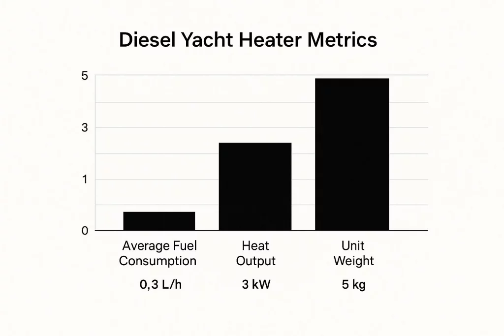 Yacht Diesel Heaters Metrix Infographic