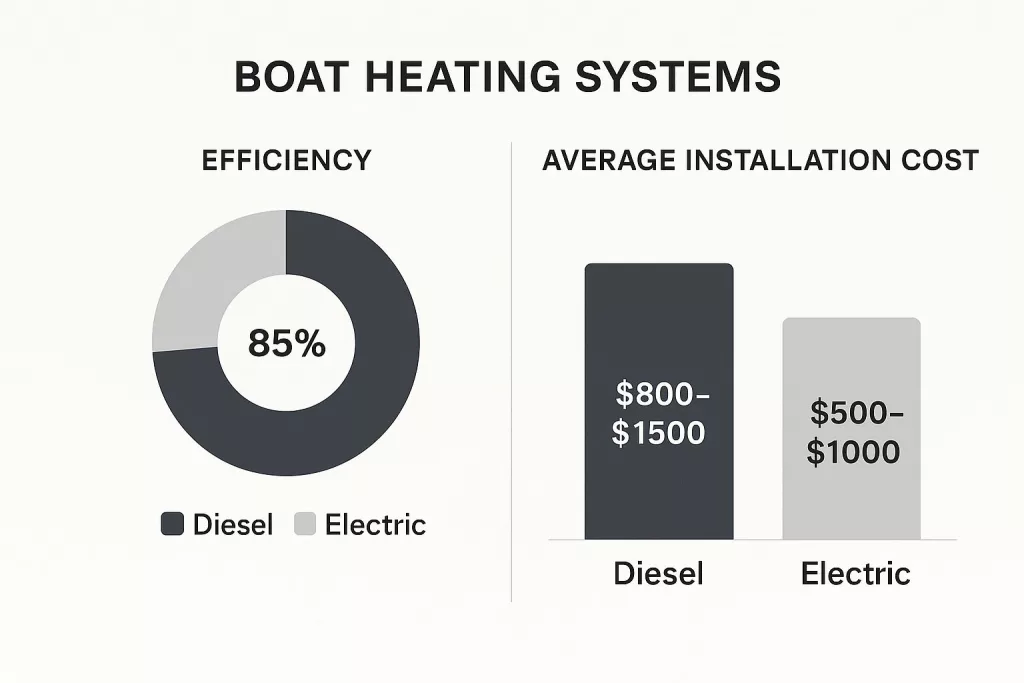Boat Heating Systems Efficiencey Infographic