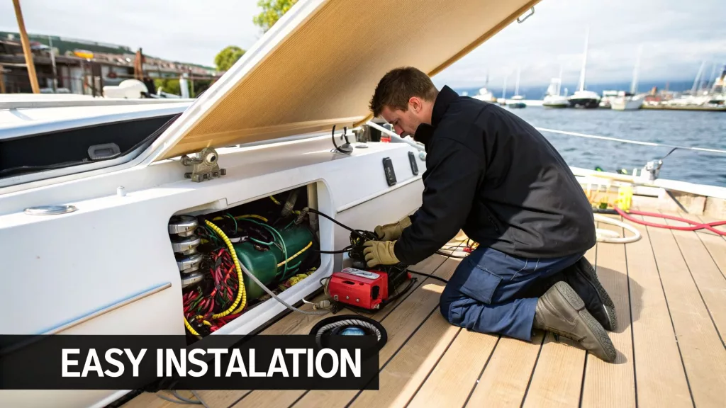 Boat Heating Diesel Installation