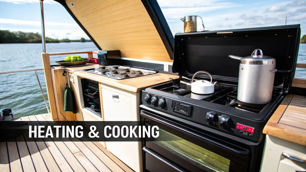 Live on a Boat - Heating and Cooking