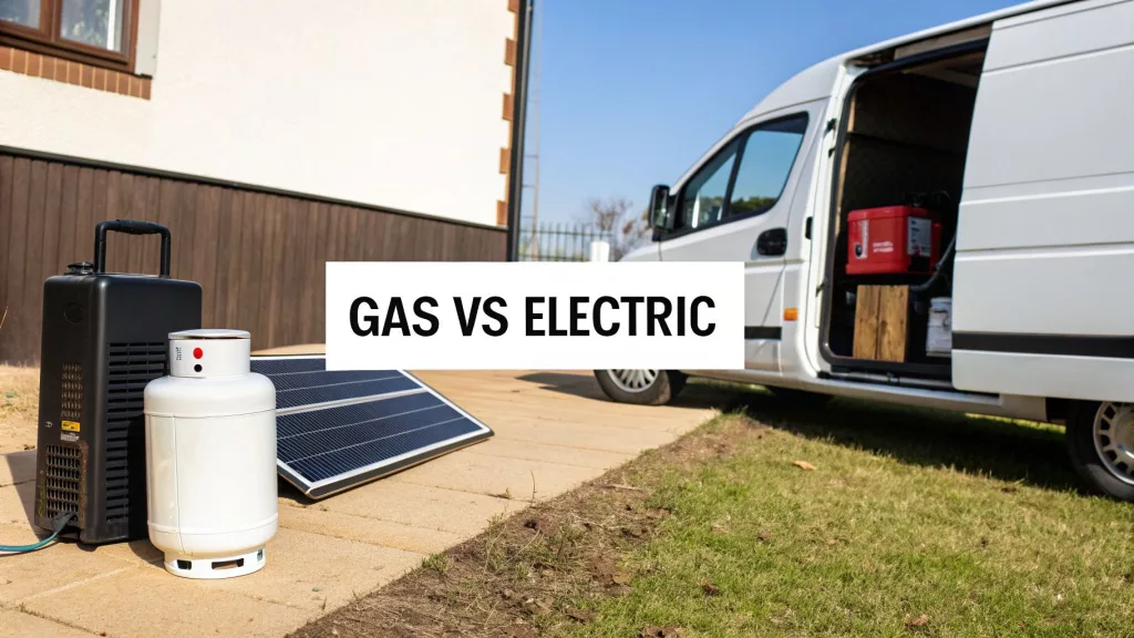 Gas vs Electric Challanges for Campervan Hot Water Systems