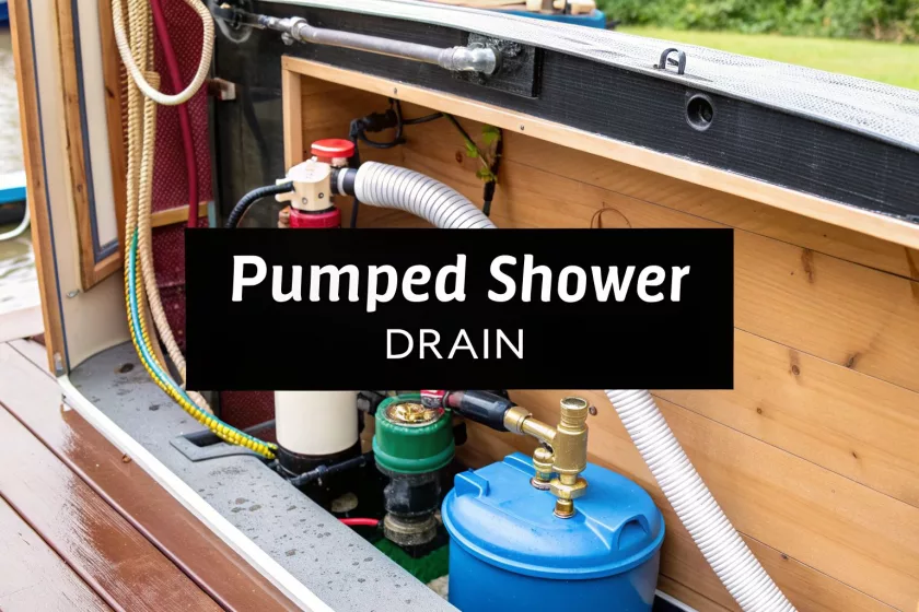 Pumped Shower Drainage for Narrowboats Explained